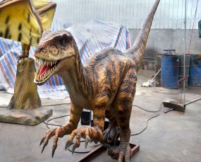 恐龙工厂迅猛龙 电动恐龙厂家 机械恐龙