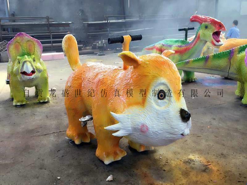 儿童骑乘动物小车  恐龙小车